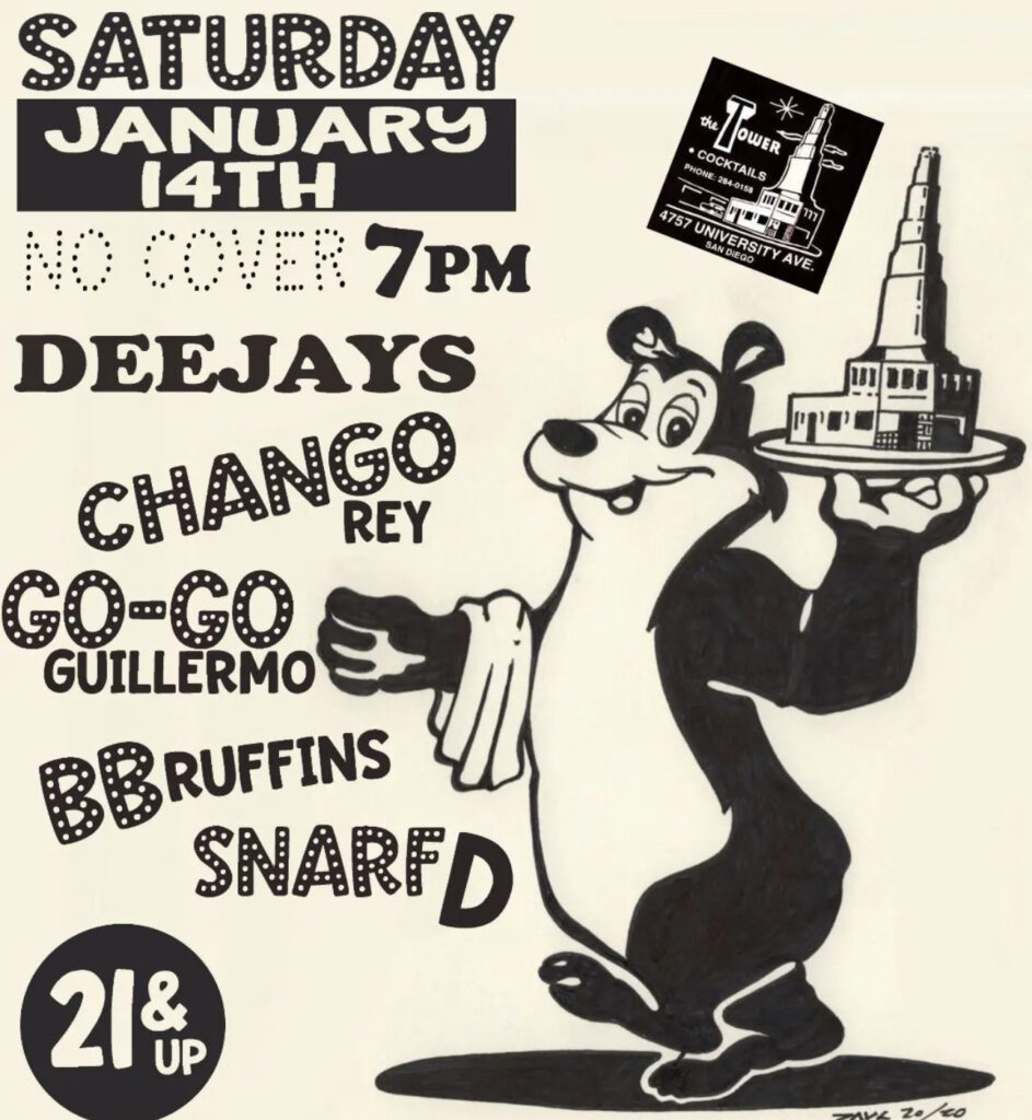 DJ Chango Rey, Go-Go Guillermo, BB Ruffins & Snarf D – The Tower Bar