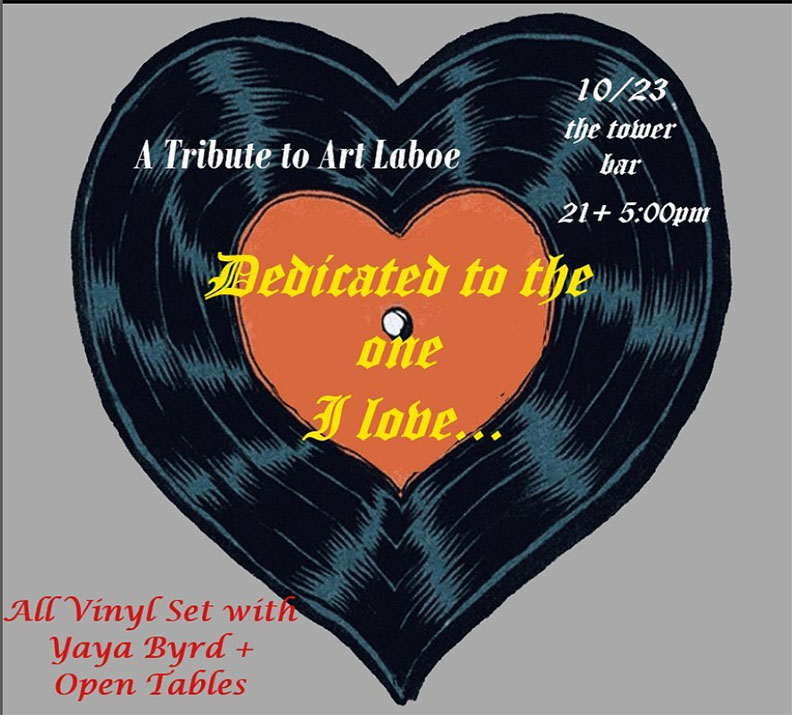 A Tribute to Art Laboe with DJ Yaya Byrd – The Tower Bar